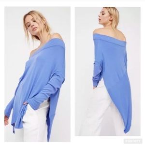 Free people off the shoulder/one shoulder tunic